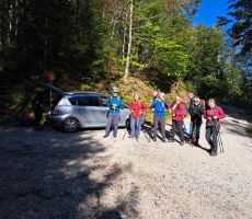 Orožnova koča na planini za Liscem-Črna prst-Lisec